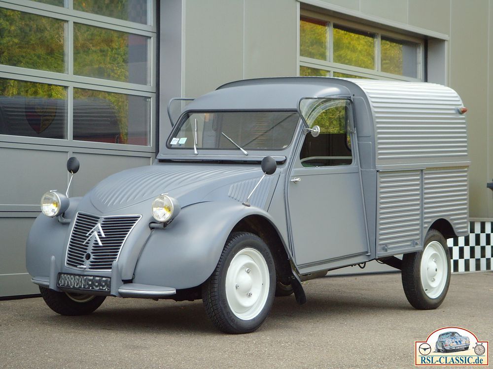 Citroen 2CV Wellblech-Kastenente