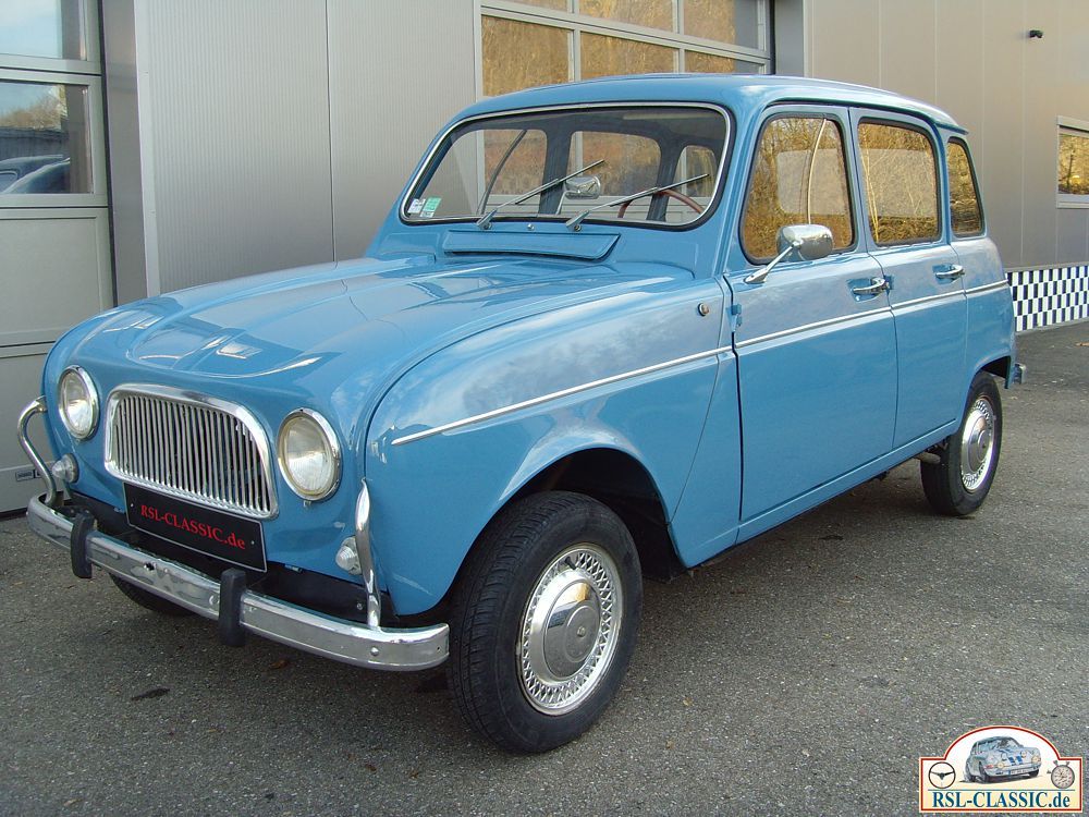 Renault R4 mit kleiner Alubrille